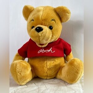 Winnie the Pooh Plush Hand Puppet Authentic Disneyland Walt Disney World Toy 10”